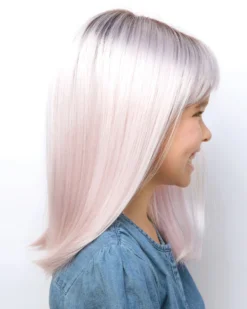 Wigs For Kids Miley | Kids Lace Front & Monofilament Top Synthetic Wig By Amore