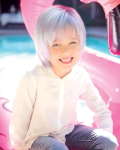 Wigs For Kids Kensley (Exclusive) | Kids Lace Front & Monofilament Part Synthetic Wig By Amore