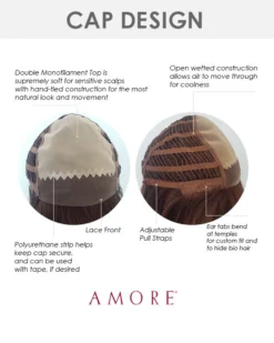 Vada (Exclusive) | Lace Front & Monofilament Synthetic Wig By Amore Wigs For Women