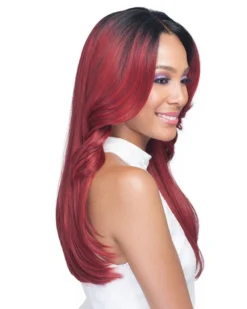 Wigs For Black Women Taylah | Lace Front Human Hair Blend Wig By Bobbi Boss