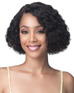 Water Curl 10 | Lace Front Human Hair Wig By Bobbi Boss Wigs For Black Women