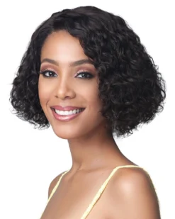 Water Curl 10 | Lace Front Human Hair Wig By Bobbi Boss Wigs For Black Women