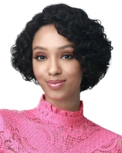 Wigs For Black Women Lashonda | Lace Front Remy Human Hair Wig By Bobbi Boss