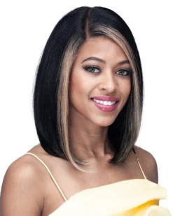 Logan | Lace Front Human Hair Wig By Bobbi Boss Wigs For Black Women