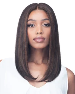 Wigs For Black Women Straight 16 | Lace Front Human Hair Wig By Bobbi Boss