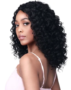 Wigs For Black Women Water Wave 16 | Lace Front Human Hair Wig By Bobbi Boss