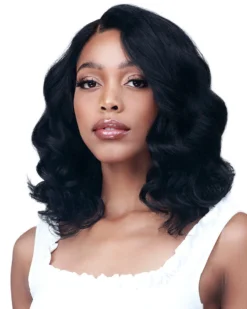 Wigs For Black Women Super Wave 14 | Lace Front Human Hair Wig By Bobbi Boss