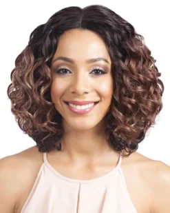 Wigs For Black Women Sherbet | Lace Front Synthetic Wig By Bobbi Boss