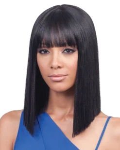 Wigs For Black Women Yara Bang | Lace Front Synthetic Wig By Bobbi Boss
