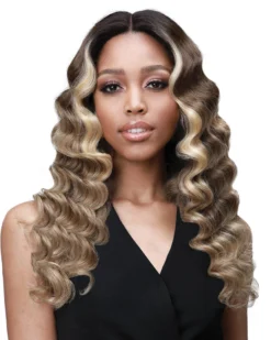 Wigs For Black Women Journey | Lace Front Synthetic Wig By Bobbi Boss