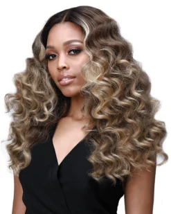 Wigs For Black Women Journey | Lace Front Synthetic Wig By Bobbi Boss