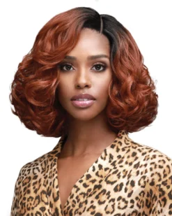 Wigs For Black Women Cindy | Lace Front Synthetic Wig By Bobbi Boss