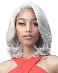 Wigs For Black Women Bailey | Lace Front Synthetic Wig By Bobbi Boss