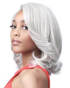 Wigs For Black Women Bailey | Lace Front Synthetic Wig By Bobbi Boss