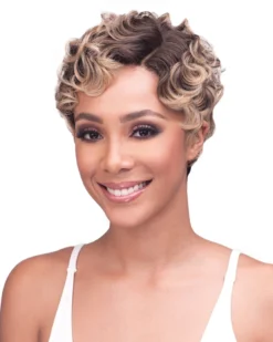 Wigs For Black Women Ruby | Lace Part Synthetic Wig By Bobbi Boss