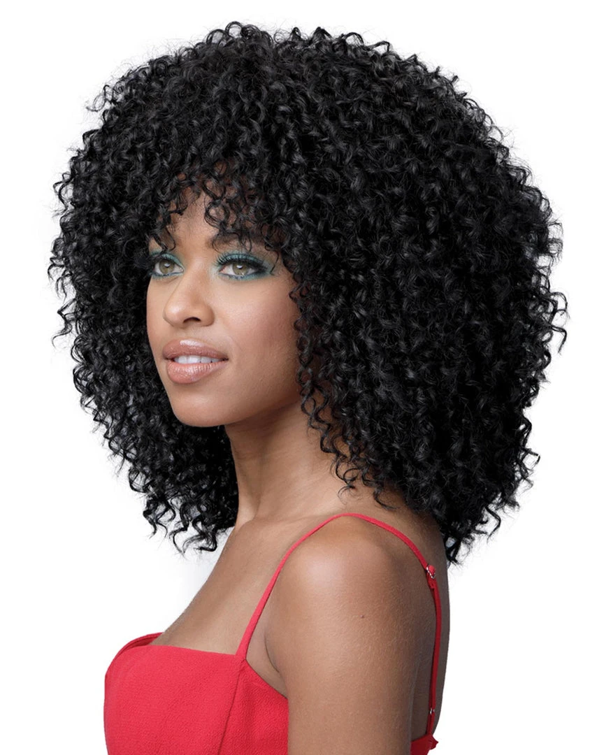 Wigs For Black Women Tina | Human Hair Blend Wig By Bobbi Boss 4 Wigs For Black Women Tina | Human Hair Blend Wig By Bobbi Boss