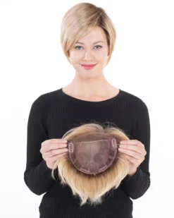 Lace Front Mono Topper 6 | Synthetic Wiglet By Belle Tress Clearance Items 9 Lace Front Mono Topper 6 | Synthetic Wiglet By Belle Tress Clearance Items