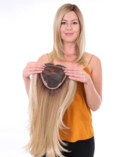 Premium 100% Handmade Topper 18 Straight | Toppers By Belle Tress 18~26 Inch