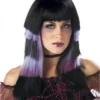 California Costume Wigs Club Chaos Black/Purple Costume Wig By California Costumes