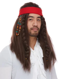 Pirate W/Headband | Costume Wig By Characters