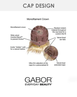 Cameo Cut | Monofilament Crown Synthetic Wig By Gabor Wigs For Women 15 Cameo Cut | Monofilament Crown Synthetic Wig By Gabor Wigs For Women