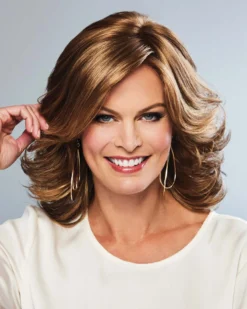 Bouncy Beauty | Lace Front & Monofilament Part Synthetic Wig By Gabor Wigs For Women