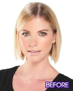 EasiPart HD XL 8 Inch | Monofilament Clip-in Crown Volumizer Toppers By Jon Renau 8~12 Inch