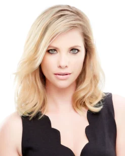 EasiCrown HH 12 Inch (Exclusive) | Remy Human Hair Clip-in Crown Volumizer Toppers By Jon Renau 8~12 Inch