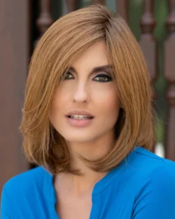 Wigs For Women Lynsey (Exclusive) | Lace Front & Monofilament Human Hair Blend Wig By Envy