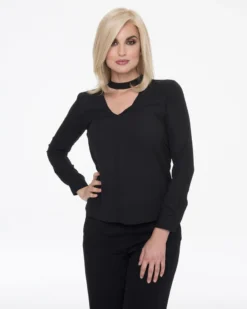 Wigs For Women Zoey (Exclusive) | Lace Front & Monofilament Human Hair Blend Wig By Envy