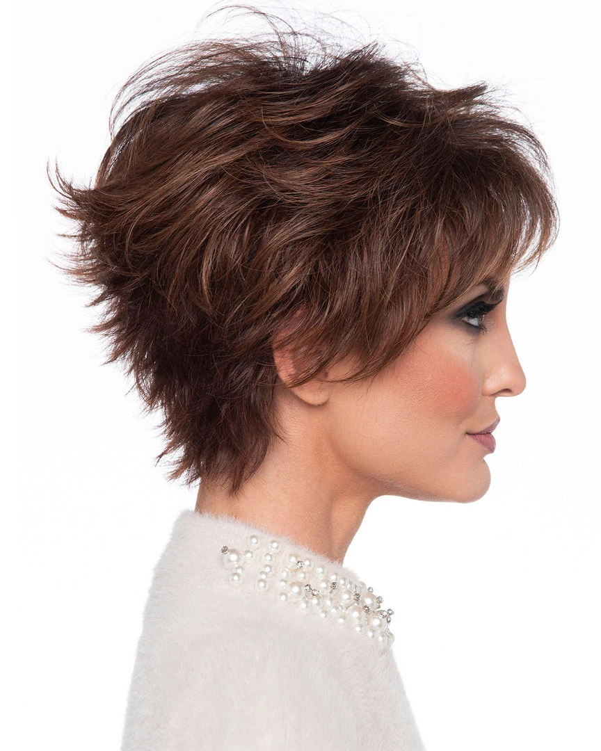 Flame | Monofilament Crown Human Hair Blend Wig By Envy Wigs For Women 4 Flame | Monofilament Crown Human Hair Blend Wig By Envy Wigs For Women