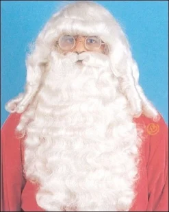 Franco Costume Wigs Santa Wig & Beard Set Costume Wig By Franco