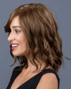 Mid Length Beach Waves | Lace Front & Monofilament Synthetic Wig By TressAllure