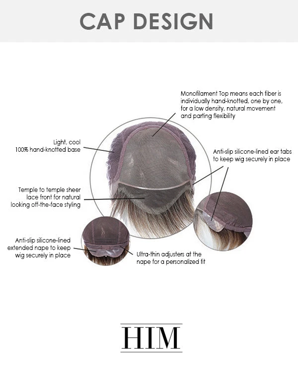 Wigs For Men Chiseled | Average/Large Men's Lace Front & Monofilament Synthetic Wig By HIM 8 Wigs For Men Chiseled | Average/Large Men's Lace Front & Monofilament Synthetic Wig By HIM