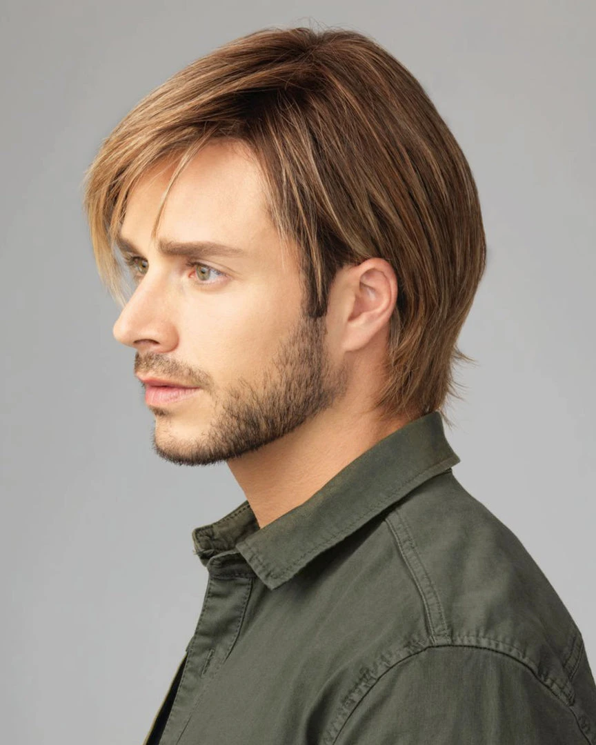 Wigs For Men Chiseled | Average/Large Men's Lace Front & Monofilament Synthetic Wig By HIM 5 Wigs For Men Chiseled | Average/Large Men's Lace Front & Monofilament Synthetic Wig By HIM