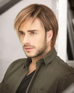 Wigs For Men Chiseled | Average/Large Men's Lace Front & Monofilament Synthetic Wig By HIM