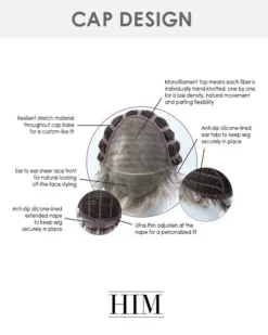 Sophistication | Average/Large Men's Lace Front & Monofilament Synthetic Wig By HIM