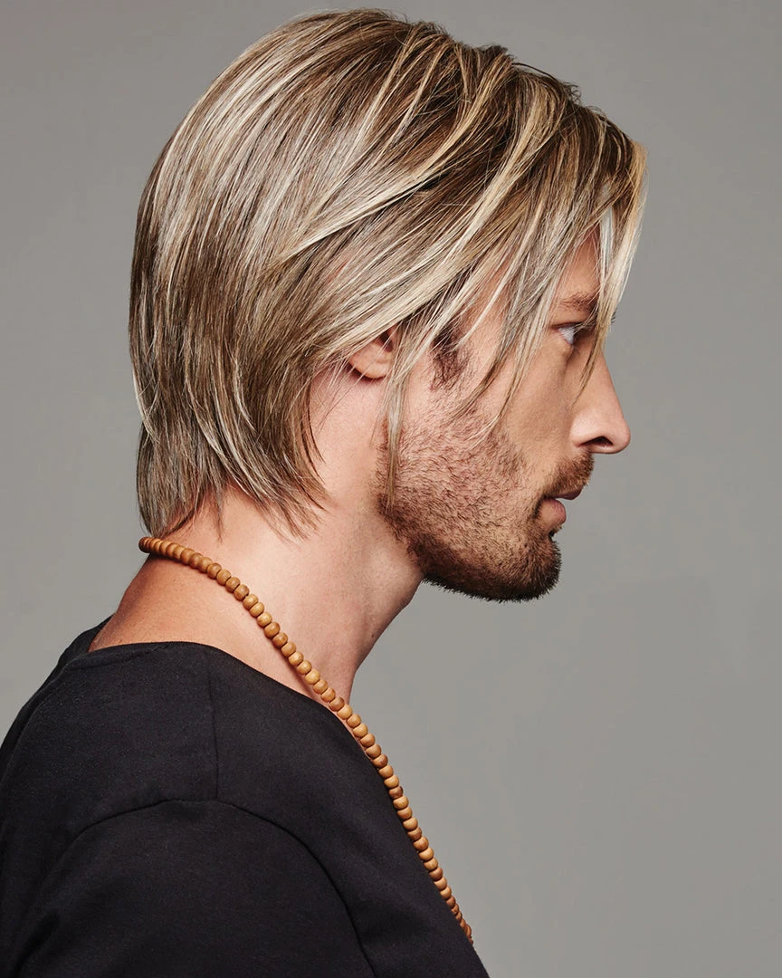 Wigs For Men Daring | Average/Large Men's Lace Front & Monofilament Part Synthetic Wig By HIM 5 Wigs For Men Daring | Average/Large Men's Lace Front & Monofilament Part Synthetic Wig By HIM