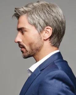 Reserved | Average/Large Men's Lace Front & Monofilament Crown Synthetic Wig By HIM Wigs For Men