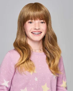 Wigs For Kids Pretty In Layers-Ultra Petite | Kids Monofilament Top Synthetic Wig By Hairdo