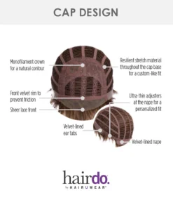 Super Mane-Ultra Petite | Kids Lace Front & Monofilament Part Synthetic Wig By Hairdo