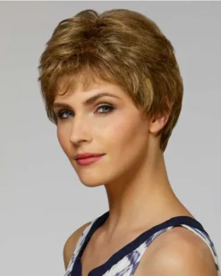 Wigs For Women Monica Petite | Lace Front & Monofilament Synthetic Wig By Henry Margu