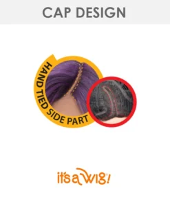 Wigs For Black Women Damariss | Lace Part Synthetic Wig By It's A Wig