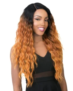 Wigs For Black Women Swiss Lace Sun Dance | Lace Front Synthetic Wig By It's A Wig
