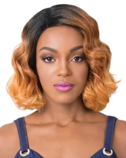 Wigs For Black Women Swiss Lace Kaso | Lace Front Synthetic Wig By It's A Wig