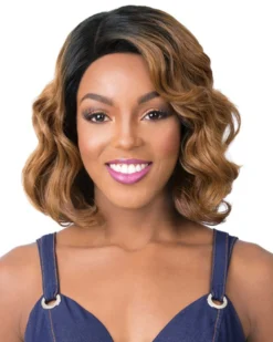 Wigs For Black Women Swiss Lace Kaso | Lace Front Synthetic Wig By It's A Wig