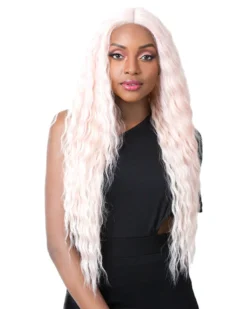 Wigs For Black Women Swiss Lace Cascade | Lace Front & Lace Part Synthetic Wig By It's A Wig