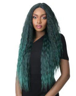 Wigs For Black Women Swiss Lace Cascade | Lace Front & Lace Part Synthetic Wig By It's A Wig