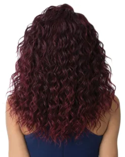 Wigs For Black Women Swiss Lace Marina | Lace Front & Lace Part Synthetic Wig By It's A Wig