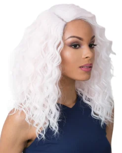 Wigs For Black Women Swiss Lace Marina | Lace Front & Lace Part Synthetic Wig By It's A Wig